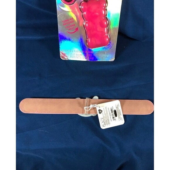 Teddy Bear Lip Balm Holder and Snap Bracelet Girls Bundle - Picture 6 of 6